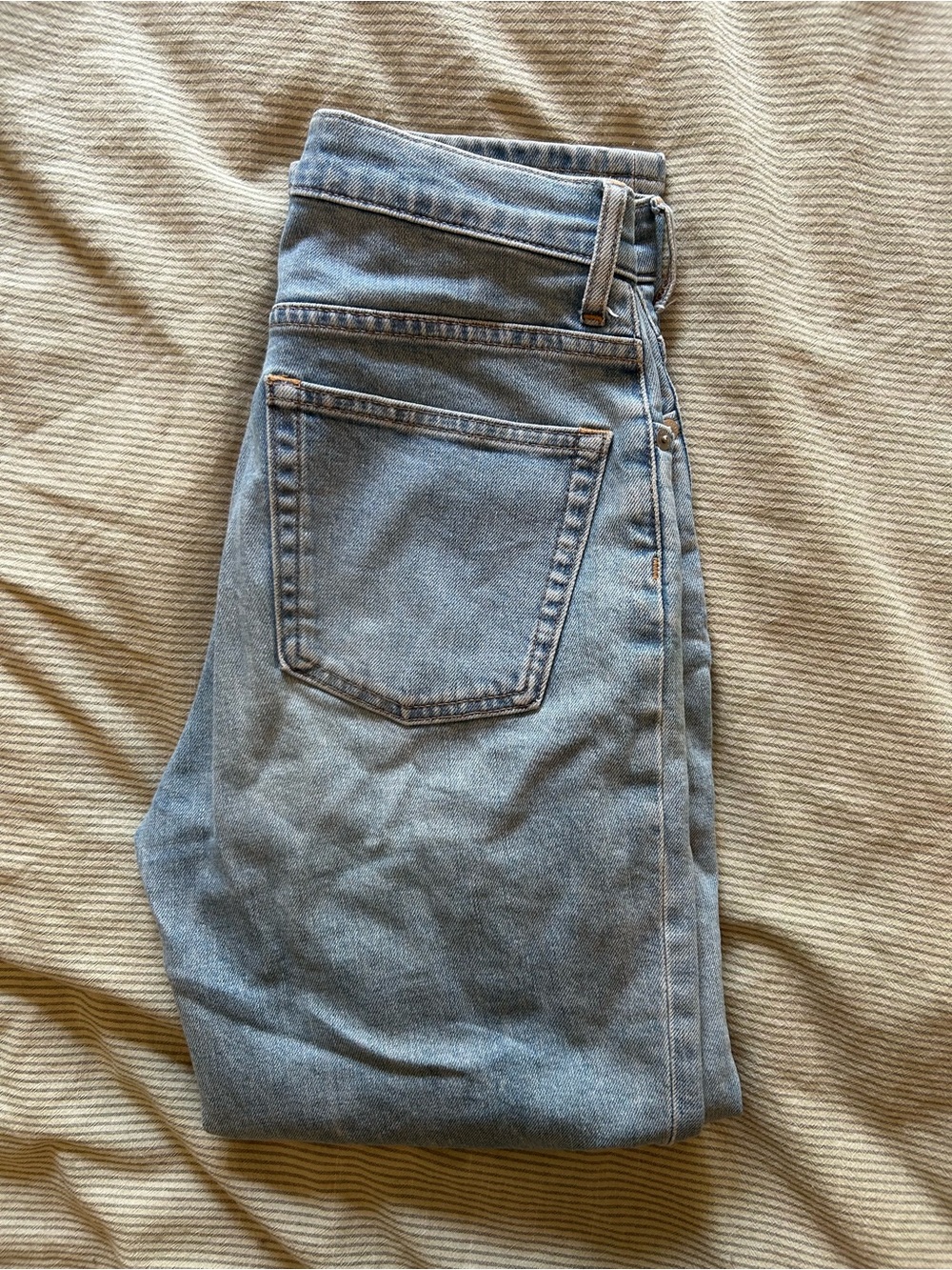 Everlane Light Blue Cropped Ankle Jeans